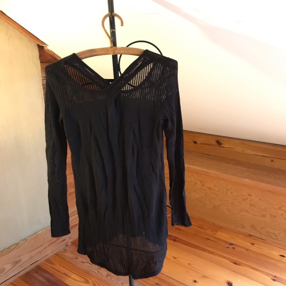 Maurices Black Cross-back Sweater, EUC, S - Picture 2 of 13